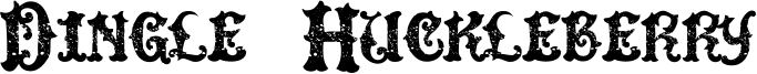Dingle Huckleberry Font