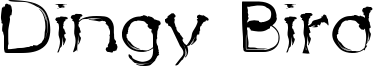 Dingy Bird Font