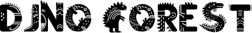 Dino Forest Font
