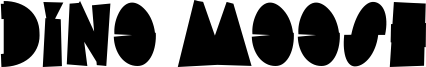Dino Moose Font