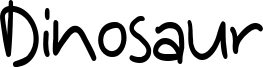 Dinosaur Font