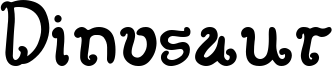 Dinosaur Font