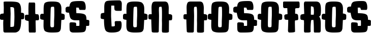 Dios Con Nosotros Font