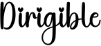 Dirigible Font