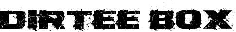 Dirtee Box Font