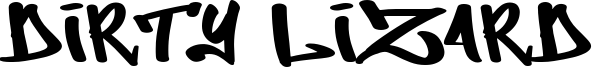 Dirty lizard Font