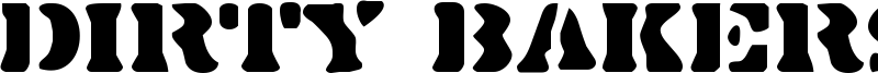 Dirty Bakers Dozen Font
