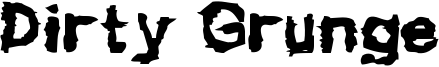 Dirty Grunge Font