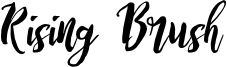 Dirtyline Rising Brush Free.otf