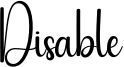 Disable.otf