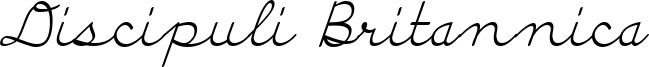 Discipuli Britannica Font