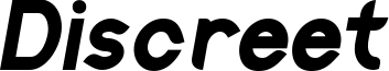 Discreet-BoldInclined.ttf