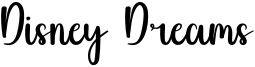 Disney Dreams Font
