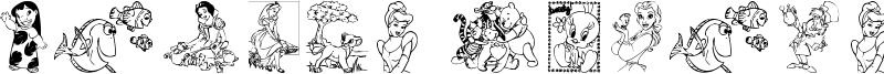 Disney family 1 Font