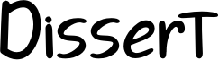 Dissert Font