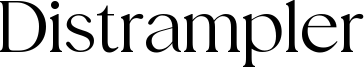 Distrampler Font