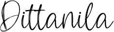 Dittanila Font