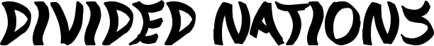 Divided Nations Font