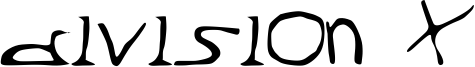 Division X Font