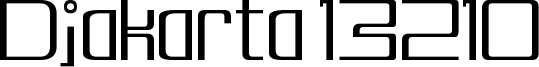 Djakarta 13210 Font