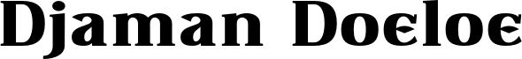 Djaman Doeloe Font