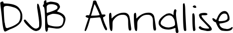 DJB Annalise the Brave.ttf
