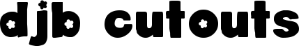 DJB Cutouts-Flowers.ttf