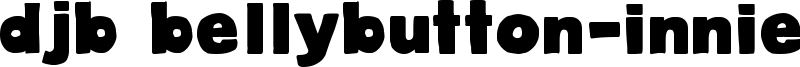 DJB BellyButton-Innie Font