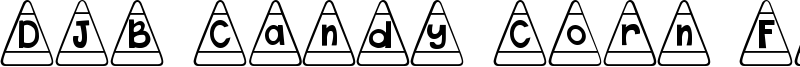 DJB Candy Corn Font Font