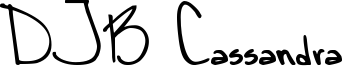 DJB Cassandra Font