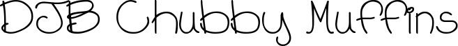 DJB Chubby Muffins Font