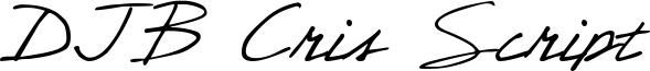DJB Cris Script Font