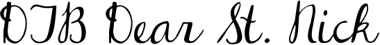 DJB Dear St. Nick Font