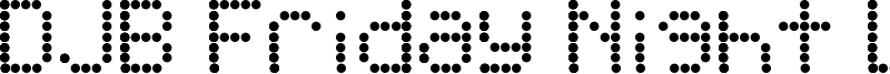 DJB Friday Night Lights Font