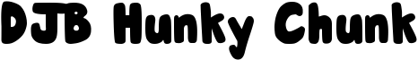DJB Hunky Chunk Font