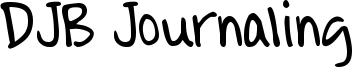 DJB Journaling Font