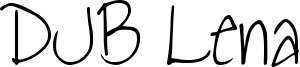DJB Lena Font