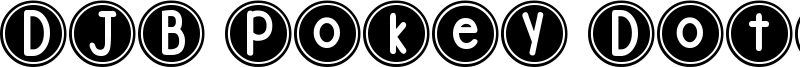 DJB Pokey Dots Font