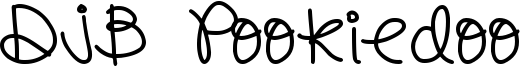 DJB Pookiedoo Font