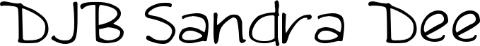 DJB Sandra Dee Font