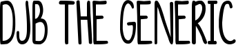 DJB The Generic Font