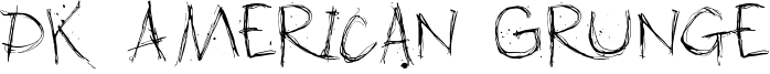 DK American Grunge Font