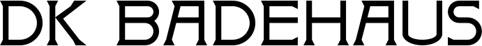 DK Badehaus Font