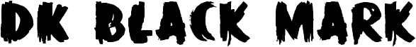 DK Black Mark Font
