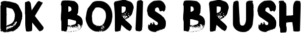 DK Boris Brush Font