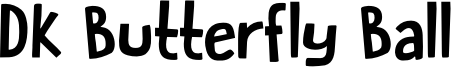 DK Butterfly Ball Font