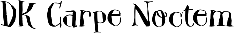 DK Carpe Noctem Font