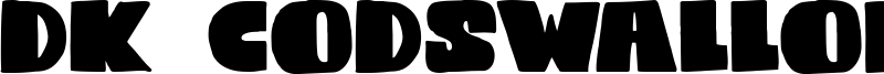 DK Codswallop Font