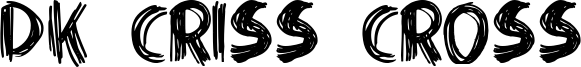 DK Criss Cross Font