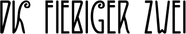 DK Fiebiger Zwei Font